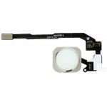 Apple iPhone 5S, SE - Tlačítko Domů + Flex Kabel (Silver), Silver – Zboží Živě