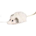 Flamingo hračka pro kočku myška s catnipem bílá 14 cm – Zboží Mobilmania