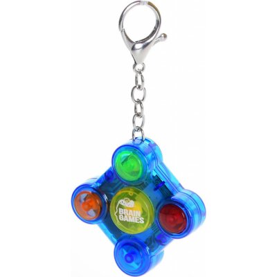 Přívěsek na klíče Mikro Trading Brain Games Memorická Hra 5x5cm Na Baterie Se Světlem A Zvukem – Zboží Mobilmania