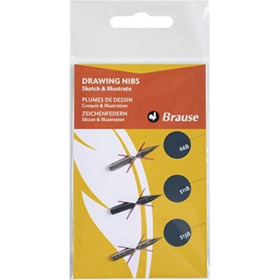 Brause kaligrafická perka Sketch & Illustrate sada 3 ks – Zboží Dáma