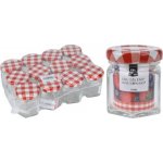 Excellent Houvare sklenice zavařovací šestihranná s víčkem TO 45ml – Zboží Dáma