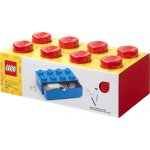 LEGO® Stolní box se zásuvkou 8 červená 40211730 – Zbozi.Blesk.cz