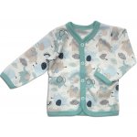 Kojenecký kabátek Duhový sloník mátová – Zboží Dáma