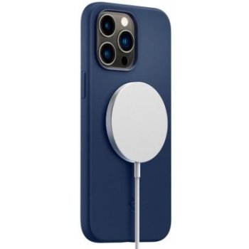 Pouzdro Spigen Silicone Fit MagSafe Navy iPhone 14 Pro Max modré