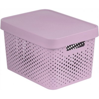 CURVER Úložný box s víkem plastový 17L - růžový R41170 – Zboží Mobilmania