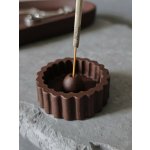 Dess Craft Studio STEM Stojánek na vonné tyčinky s vroubkovaným okrajem ručně odlévaný Barva 7 Merlot Velvet – Hledejceny.cz