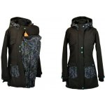 Shara softshellový kabát zimní vsadka se vzorem přední nošení černá/bylinky – Hledejceny.cz