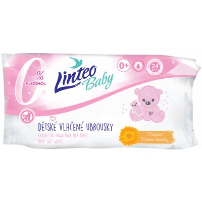 Linteo Baby Měsíček lékařský vlhčené ubrousky pro děti 24 ks – Hledejceny.cz