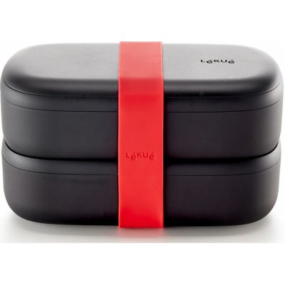 Lékué Lunchbox To Go 1 l černá – Zboží Dáma