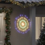 zahrada-XL Vánoční hvězdicová světla 4 ks 140 vícebarevných LED diod 17 cm – Hledejceny.cz
