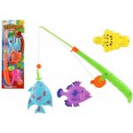 Teddies Hra ryby rybář magnetická plast 10 x 10 cm na natažení 3 barvy – Zboží Dáma