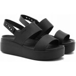 Crocs Sandály Brooklyn Low Wedge W 206453 Černá – Zboží Dáma