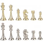 Kovové šachové figurky Staunton
