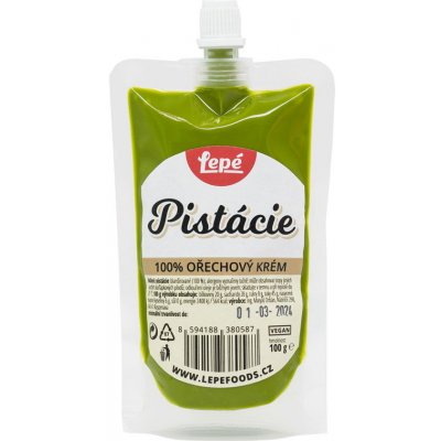 Lepé Pistácie 100% ořechový krém 200 g – Sleviste.cz