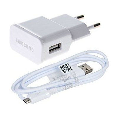 Nabíječ Samsung ETA-U90EWE + kabel ECB-DU4AWE - micro USB 2A (bulk) bílá