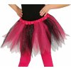 Dětský karnevalový kostým sukně se třpytkami černá a růžová