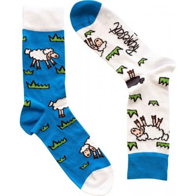 Represent 0659 veselé ponožky black sheep modrá – Zboží Mobilmania