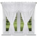 BytoTex Hotová voálová záclona LG 240 bílá 400x160 cm – Hledejceny.cz