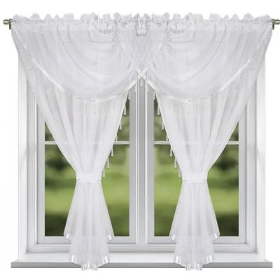 BytoTex Hotová voálová záclona LG 240 bílá 400x160 cm – Hledejceny.cz