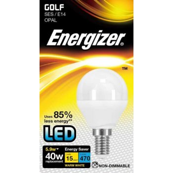 Energizer LED žárovka Globe 5,9W Eq 40W E14 S8841 Teplá bílá