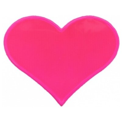 Altima samolepka reflexní růžové srdíčko – Zboží Dáma