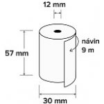 Termo kotouček 57/30/12 mm, 9m, BPA free, 5 ks – Zboží Živě