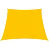 Sluneční a stínicí plachta ZBXL HDPE 160 g/m² 3/4 x 3 m žlutá