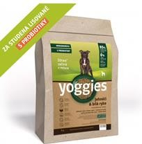 Yoggies minigranule lisované za studena s probiotiky Jehněčí maso & bílá ryba 2 x 15 kg