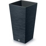 Prosperplast Květináč FURU SQUARE 39,5 cm antracit – Hledejceny.cz