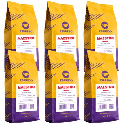 Esprego Maestro zrnková 6 x 1 kg – Hledejceny.cz