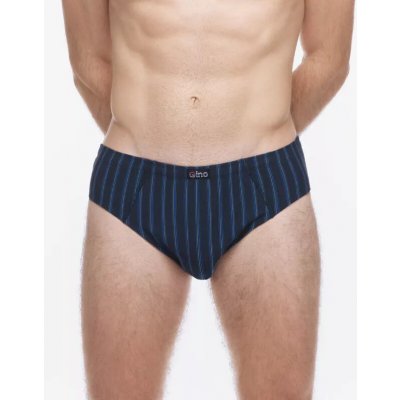 Gina pánské slipy se širším bokem širší bok šité jednobarevné 71080P černá – Zboží Dáma