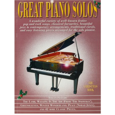 Great Piano Solos The Christmas Book – Hledejceny.cz