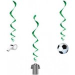 Unique Serpentýny papírové závěsné 3D fotbal 66cm 3ks – Zboží Dáma