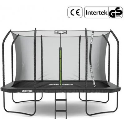 Zipro Jump Pro Quadr trampolína 366 x 244 cm + ochranná síť – Sleviste.cz