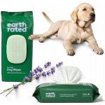 Earth Rated Vlhčené ubrousky pro psy s vůní levandule 100 ks – Zboží Dáma
