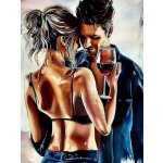 Norimpex Diamantové malování Zamilovaný pár 30 x 40 cm – Hledejceny.cz