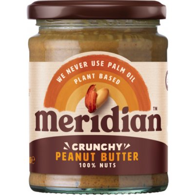 Meridian arašídové máslo křupavé 280 g – Zboží Mobilmania