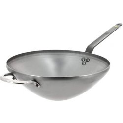 de Buyer WOK pánev 5618.40 MINERAL B WOK 40 cm rukojeť a ouško