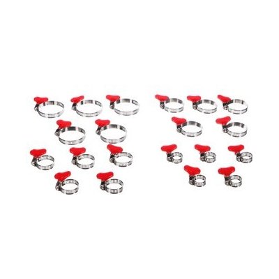 Hadicová spona s motýlkem MECHANIC CONNECT SET 20, 10-44mm, 20ks SIXTOL – Sleviste.cz