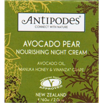 Antipodes Krém výživný noční Avocado Pear 60 ml