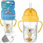 Canpol Babies nevylévací hrníček se slámkou a závažím Exotic Koala žlutý 270 ml – Zboží Dáma