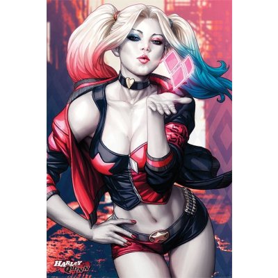 Plakát - Batman (Harley Quinn Kiss) – Zboží Mobilmania