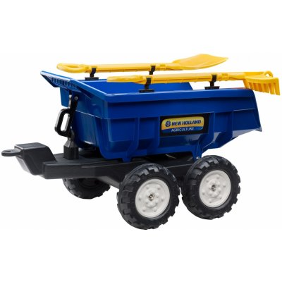 FALK 4 kolový vlek za traktor s nářadím modrý – Zboží Mobilmania