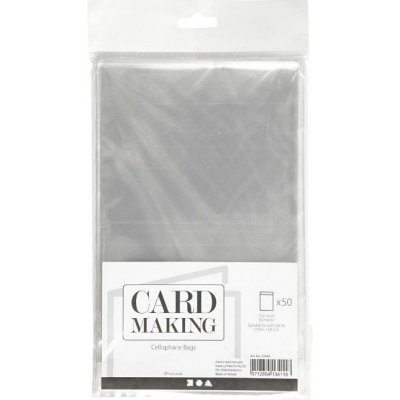 creativ company Celofánové obaly na obálky 12,5 × 16 cm (50 ks) – Zboží Dáma