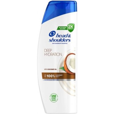 Head & Shoulders Deep Hydration Šampon proti Lupům 500 ml Kokosový Olej. Každoden. Použití – Zbozi.Blesk.cz