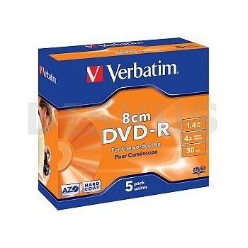 Verbatim DVD-R 1,4GB 4x, jewel, 5ks (43510)