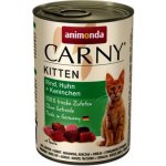 Carny Kitten hovězí kuřecí a králičí 400 g – Zboží Mobilmania