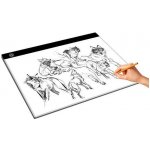 Velkoplošná svítící deska na obkreslování, velikost A3 - 40x33 cm XXX – Zboží Dáma