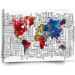 Sablio Obraz Jména států - 150x110 cm – Hledejceny.cz