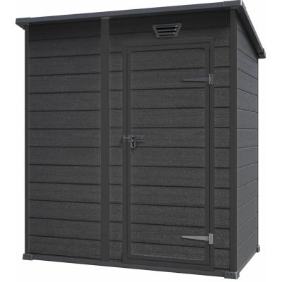 Keter Essential 6 x 4 tmavě šedý/černý – Zboží Mobilmania